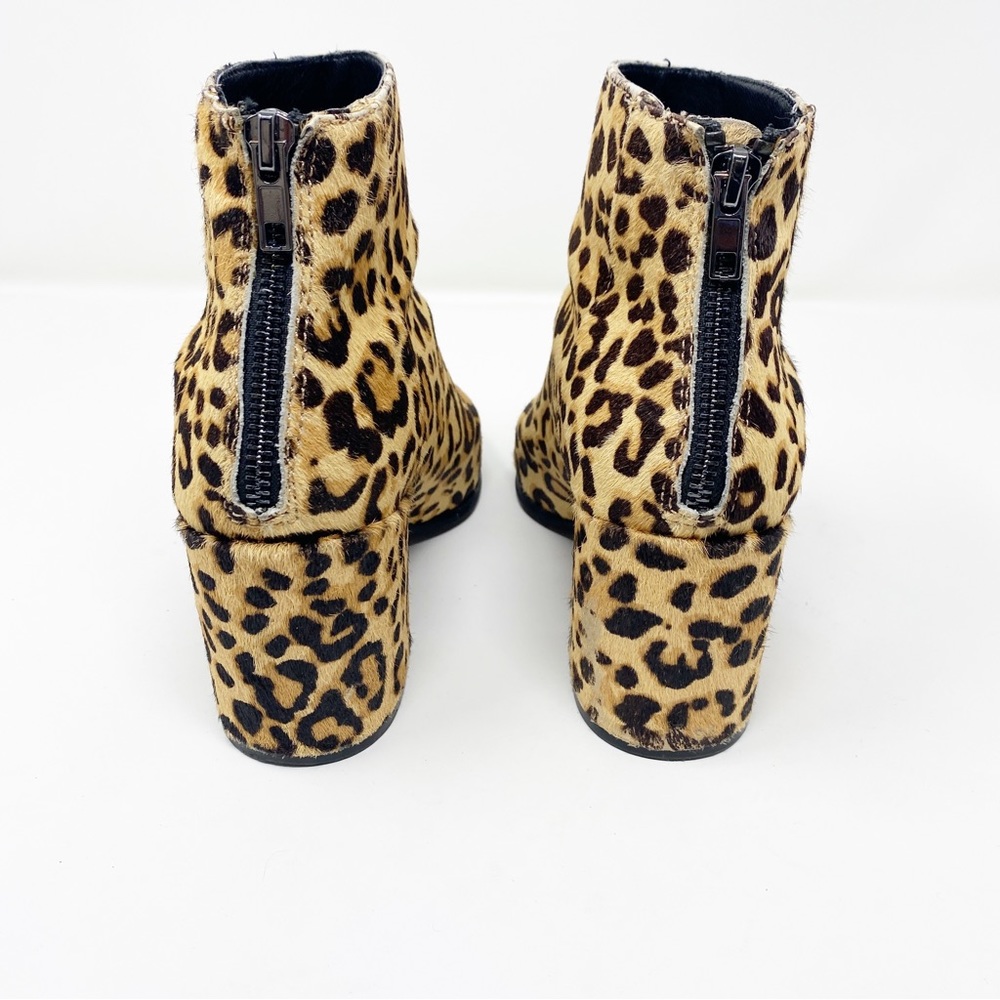 Steve Madden Cheetah Calf Hair Jillian Booties - Size 7 - Picture 3 of 7